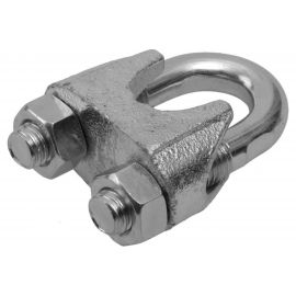 Зажим троса ЗУБР Профессионал DIN 741, 13 мм, 2 шт, оцинкованный 304416-13 