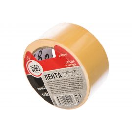 Двусторонняя клейкая лента TOOLBERG 2002010 на ткан. 50 мм х 10 м 90003726818 