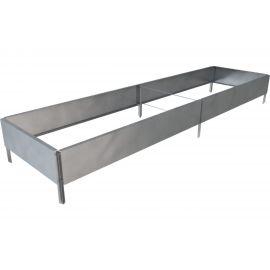 Готовая грядка Delta-Park GX 0.45х1.9 м, серебристая 30020GX_45180Zn 