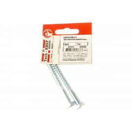 Сантехнический болт DIN 571 оцинкованный 8х70, 2шт - пакет Tech-Krep 102589 