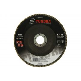 Круг лепестковый торцевой конический (150х22 мм; Р24) TUNDRA 2603088 