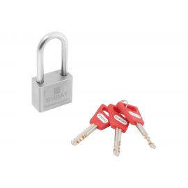 Навесной замок БУЛАТ ВС 3-С40-01 НС (нержавеющая сталь; 7 мм) 13988 