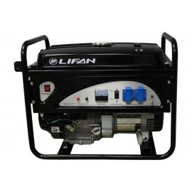 Бензиновый генератор Lifan 220В, 5/5,5 кВт, 13 л.с.6500 5GF-3 