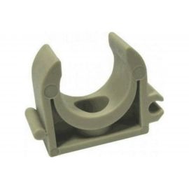 Опора для труб RTP одинарная, D25, серая 10974 