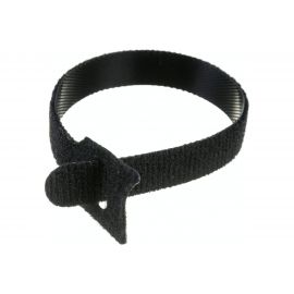 Многоразовая стяжка-липучка DORI 200x12 мм черная 10 шт 42242 