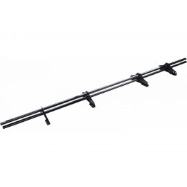 Трубчатый снегозадержатель Технониколь (25x45 мм; оцинкованный; RAL 9005 черный; 3 м) TN578860 