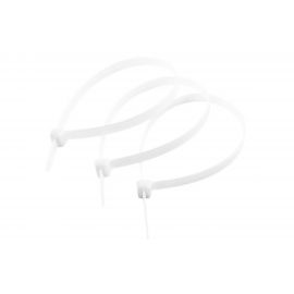 Нейлоновые хомуты Зубр белые, 7.6x300 мм, 100 шт. 309010-76-300 