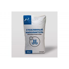 Песок стеклянный Дрим Пул Poolmarket фр. 0,5-1,3 мм, 20 кг 6732 