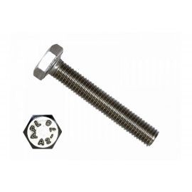 Болты КРЕП-КОМП с полной резьбой нержавеющие DIN933 А2 6х 45 100 шт бпн645 