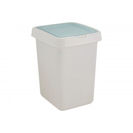 Контейнер для мусора Svip Квадра с крышкой Push to Open, 25 л, белый SV4143БЛ 
