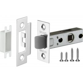 Врезная защелка Fuaro PLASTIC P12-45-25 CP хром 33589 