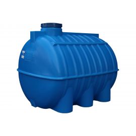 Овально-горизонтальный бак AQUAPLAST 3000 л, синий 4630017951963 