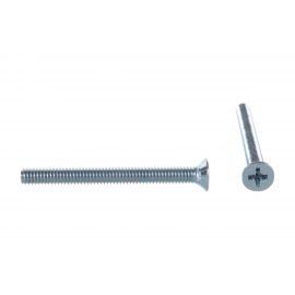 Винт ЗУБР DIN 965, M4 x 40 мм, 10 шт, кл. пр. 4.8, оцинкованный, 303116-04-040 