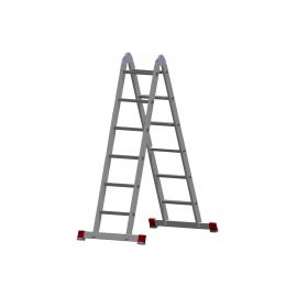 Двухсекционная шарнирная лестница Новая Высота 2х6 604426 