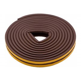 Резиновый уплотнитель СИБРТЕХ (6 м; профиль P; коричневый) 88918 