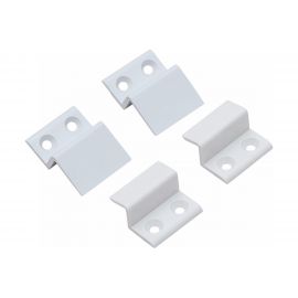Уголок крепления москитной сетки СКОБЯНОЙ (к-т) металл., белый 008405 