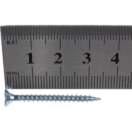 Саморез Стройметиз 3,5х35 универсальный, белый цинк уп. 200 шт. 2150464 