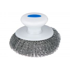 Металлическая оцинкованная плетеная губка EUROHOUSE с ручкой 7745 