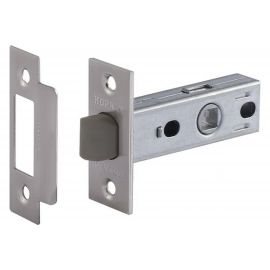 Дверная защелка НОРА-М С-45П пластик.яз. мат.никель 15470 