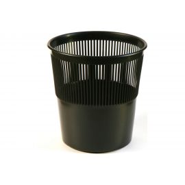 Сетчатая корзина для бумаг Calligrata Uni пластик 12 л черная 4754054 