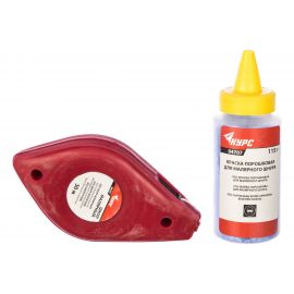 Шнур малярный 30 м + краска разметочная 115 г КУРС 04707 