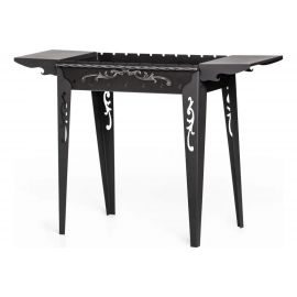 Садовый мангал с двумя боковыми полками GRATAR МС 740 