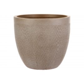 Напольное кашпо для цветов IDEALIST Lite Лотус круглое, 37х33.5 см, 36 л MESHR37-T 