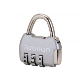 Навесной кодовый замок Аллюр ВС1К-35/4 серебро 3456 