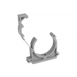 Опора для труб RTP одинарная, с защелкой, D20, серая 19749 