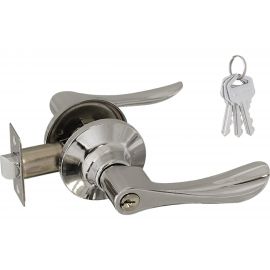 Межкомнатная защелка ISPARUS ISP ЗВ3-01 хром ключ/фикс. 16959 