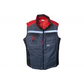 Утеплённый жилет с СОП Спрут ФОРМУЛА темно-серый с красной и черной отделкой, р. (56-58) 112-116 129402 