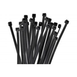 Кабельная стяжка хомут HLT 350x4.8 мм,черный, нейлон, уп. 100 шт. 4670042793749 