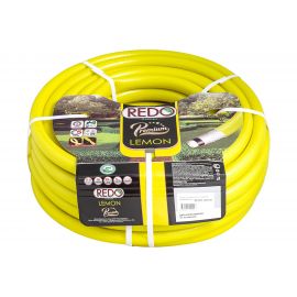 Поливочный армированный шланг REDO Premium Lemon пятислойный, 3/4"", 25 м 603425 