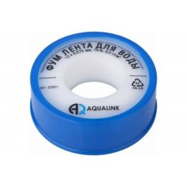 ФУМ лента для воды AQUALINK 12х0,075 мм, 10 м 2921 