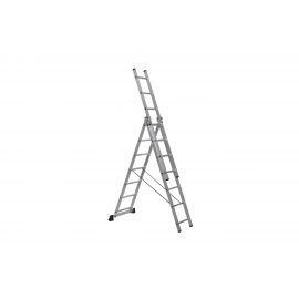 Алюминиевая трехсекционная лестница Scala 3х7 Sc 3007 