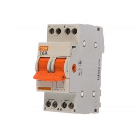 Модульный трехпозиционный переключатель TDM МП-63 2P 16А SQ0224-0012 