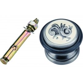 Дверной ограничитель GENESIS G017 BL.SILVER 940000001480 