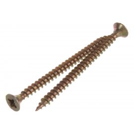 Потайной универсальный шуруп Метизный двор 3,5x50, желтый, 500 шт. 4607159063212 