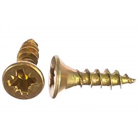 Потайной универсальный шуруп Метизный двор 2,5x10, желтый, 1000 шт. 4690441029348 