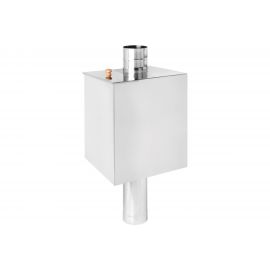 Бак на трубе 120 мм Везувий 55 л, прямоугольный, AISI 439 ВЗ12581 