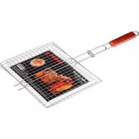 Решетка-гриль PERFECTO LINEA 340x260 мм, нержавеющая сталь, деревянная ручка 47-101225 