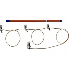 Переносное заземление Антиток для РУ до 15 кВ ЗПП-15 Д 50 кв мм 219458 