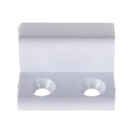 Уголок крепления москитной сетки СКОБЯНОЙ (к-т) пластик, белый 002545 