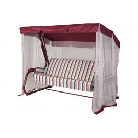 Садовые качели Удачная Мебель Варадеро Премиум, цвет винный, A27R.310 УТ-00008097 