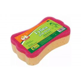 Губка для тела Умничка Бантик с массажным слоем MPU0779 