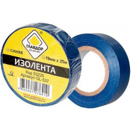 Изолента ГЛАВДОР 19 мм х 25 м GL-537 синяя 53225 