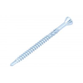 Шуруп для полов и паркета Rusconnect 3,2х35 мм, белый цинк 150 шт. 3803351 