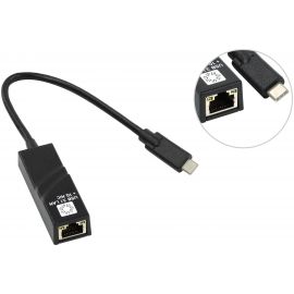 Сетевая карта USB3.1 TYPE-C, RJ45 5bites 1гигабит, 10см UA3C-45-07BK 