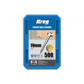 Шурупы Kreg с мелким шагом 3/4" 19 мм Pan Head 500 шт. SPS-F075-500-INT 