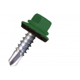 Саморез по металлу Daxmer св. №2 4,8х19 RAL 6002 10451 